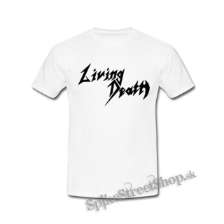 LIVING DEATH - Logo - biele detské tričko
