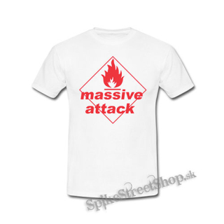 MASSIVE ATTACK - Logo Crest - biele detské tričko