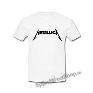 METALLICA - Logo - biele detské tričko