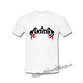 MORTICIAN - Logo Red - biele detské tričko