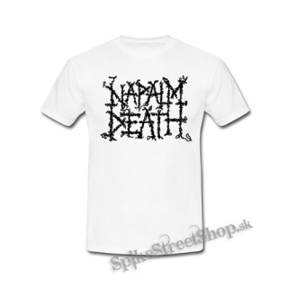 NAPALM DEATH - Logo - biele detské tričko
