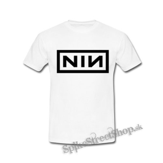 NINE INCH NAILS - Logo Crest - biele detské tričko