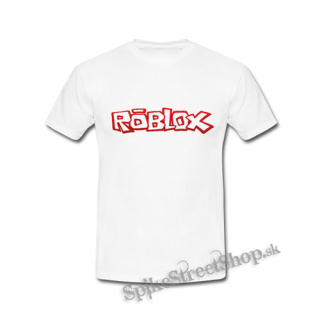 ROBLOX - Logo Red White - biele detské tričko