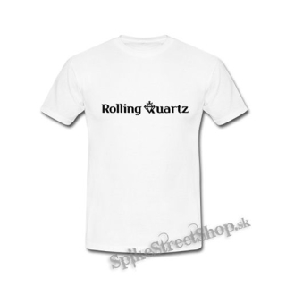 ROLLING QUARTZ - Logo Black - biele detské tričko