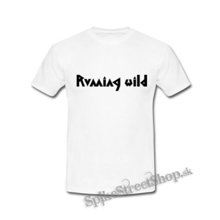 RUNNING WILD - Logo - biele detské tričko