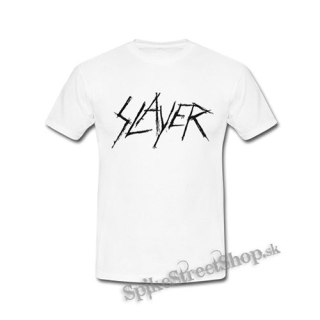 SLAYER - Logo Vintage - biele detské tričko