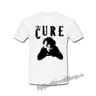 THE CURE - Robert Smith Portrait - biele detské tričko