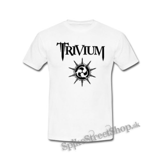 TRIVIUM - White Logo - biele detské tričko