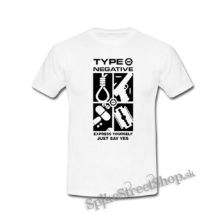 TYPE O NEGATIVE - Express Yourself Just Say Yes - biele detské tričko