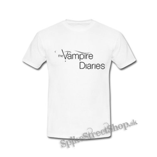 VAMPIRE DIARIES - Logo Motive 2 - biele detské tričko