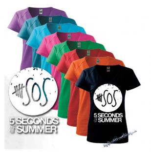 5 SECONDS OF SUMMER - Sign - farebné dámske tričko