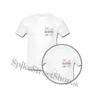 BLACKPINK - Logo & Signature - biele detské tričko