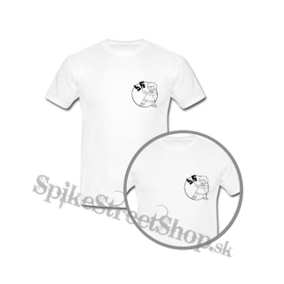 LÍZA SIMPSON - Antifa Motive - biele detské tričko