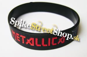 Náramok METALLICA - Red Logo