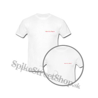 RED HOT CHILI PEPPERS - Red Written Logo By The Way - biele detské tričko