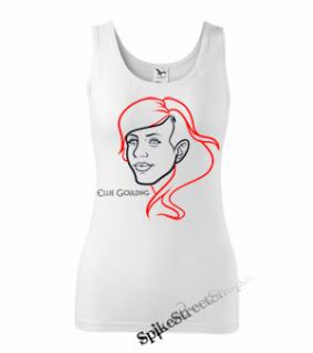 ELLIE GOULDING - Portrait - Ladies Vest Top - biele