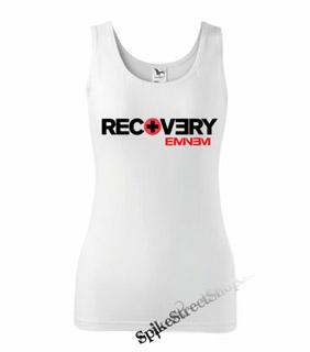 EMINEM - Recovery - Ladies Vest Top - biele