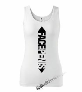 FACEPENIS - Feel The Difference - Ladies Vest Top - biele