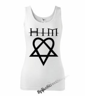 HIM - Heartagram - Ladies Vest Top - biele