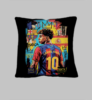 LAMINE YAMAL - Barca Poster Golden Boy - vankúš