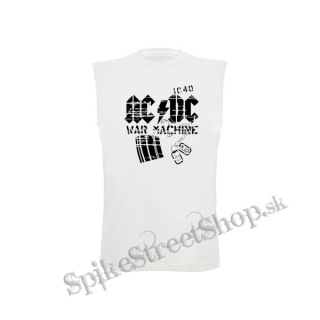 ACDC - War Machine - biele pánske tričko bez rukávov