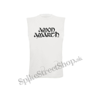 AMON AMARTH - Logo - biele pánske tričko bez rukávov