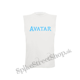 AVATAR - Movie Logo - biele pánske tričko bez rukávov
