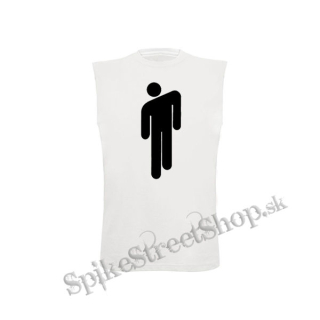 BILLIE EILISH - Stickman - biele pánske tričko bez rukávov