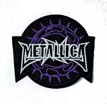 METALLICA - Circle Logo Purple - nažehlovacia nášivka