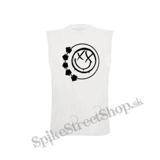 BLINK 18 - Smile - biele pánske tričko bez rukávov