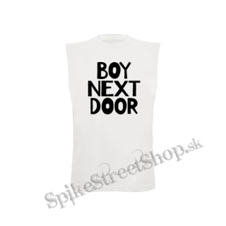 BOYNEXTDOOR - Logo Kpop Band - biele pánske tričko bez rukávov