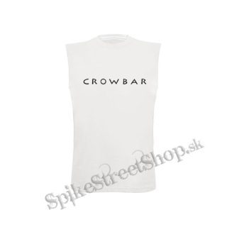 CROWBAR - Logo - biele pánske tričko bez rukávov