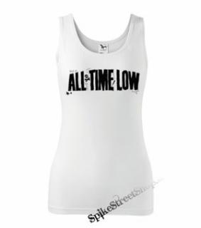 ALL TIME LOW - Logo - Ladies Vest Top - biele