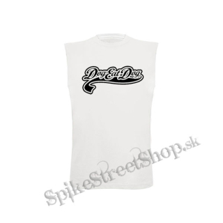 DOG EAT DOG - Logo Black - biele pánske tričko bez rukávov