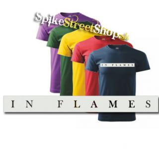 IN FLAMES - Plan Logo - farebné pánske tričko