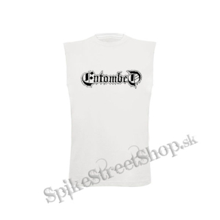 ENTOMBED - Logo - biele pánske tričko bez rukávov
