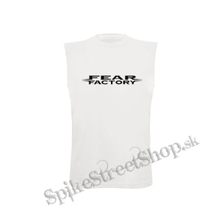 FEAR FACTORY - Logo - biele pánske tričko bez rukávov