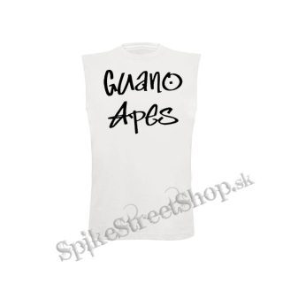 GUANO APES - Logo Black - biele pánske tričko bez rukávov