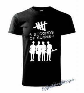 5 SECONDS OF SUMMER - Logo & Band - pánske tričko