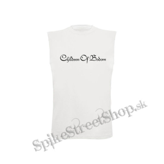 CHILDREN OF BODOM - Logo - biele pánske tričko bez rukávov
