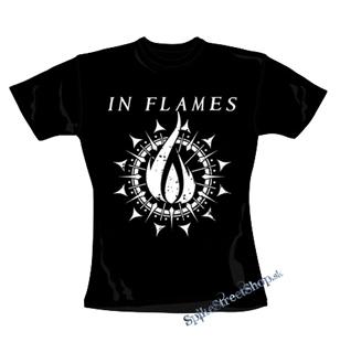 IN FLAMES - Sign - čierne dámske tričko