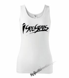 I SEE STARS - Logo - Ladies Vest Top - biele