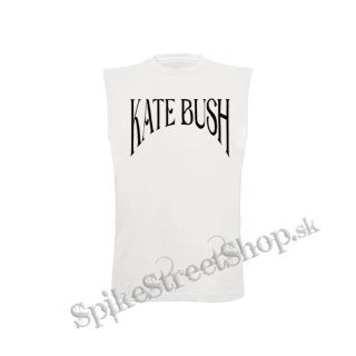 KATE BUSH - Logo - biele pánske tričko bez rukávov