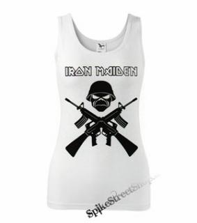 IRON MAIDEN - A Matter Of Life And Death - Ladies Vest Top - biele