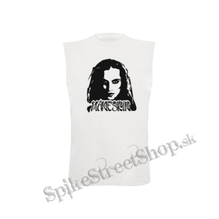 MANESKIN - Damiano David Portrait - biele pánske tričko bez rukávov