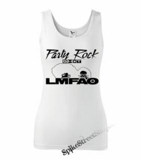 LMFAO - Party Rock - Ladies Vest Top - biele