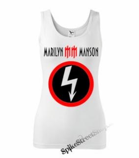 MARILYN MANSON - The Cult - Ladies Vest Top - biele
