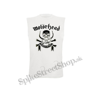MOTORHEAD - March Or Die - biele pánske tričko bez rukávov