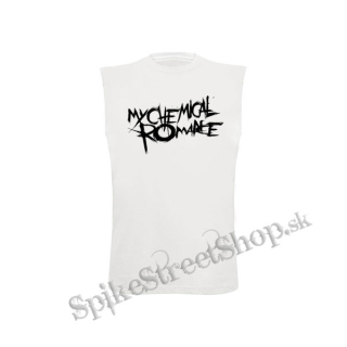 MY CHEMICAL ROMANCE - Logo - biele pánske tričko bez rukávov