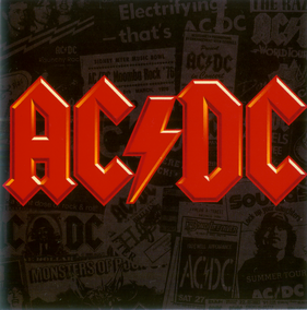 Samolepka AC/DC - Red Logo